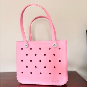 Original Authentic Bogg Weatherproof Washable Rubber Small Baby Bag - Pink